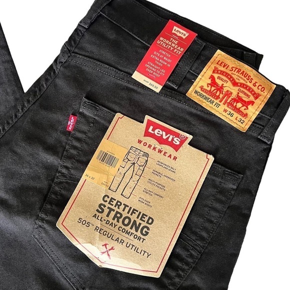 New Men’s Levi's Workwear Utility Fit Jeans Size 36x32 - Picture 9 of 10